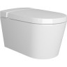 Безободковый подвесной унитаз VITRA NEST c функцией биде, встроенным смесителем, с бачком VITRA FRESH для моющего средства дюропластовое сиденье микролифт 5176B003-6233